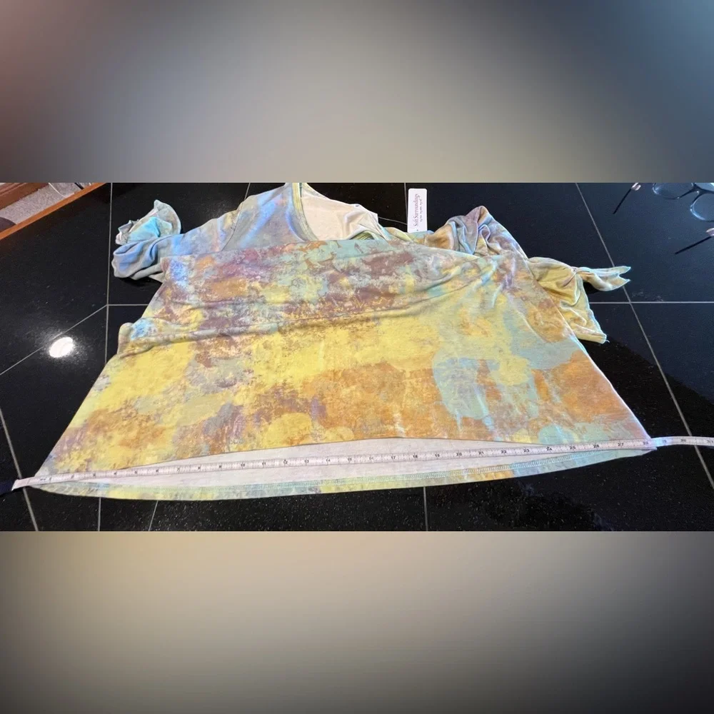 soft surroundings Tunic Pia Heavenly Soft Purple SZ. LG. NWT - Picture 11 of 16